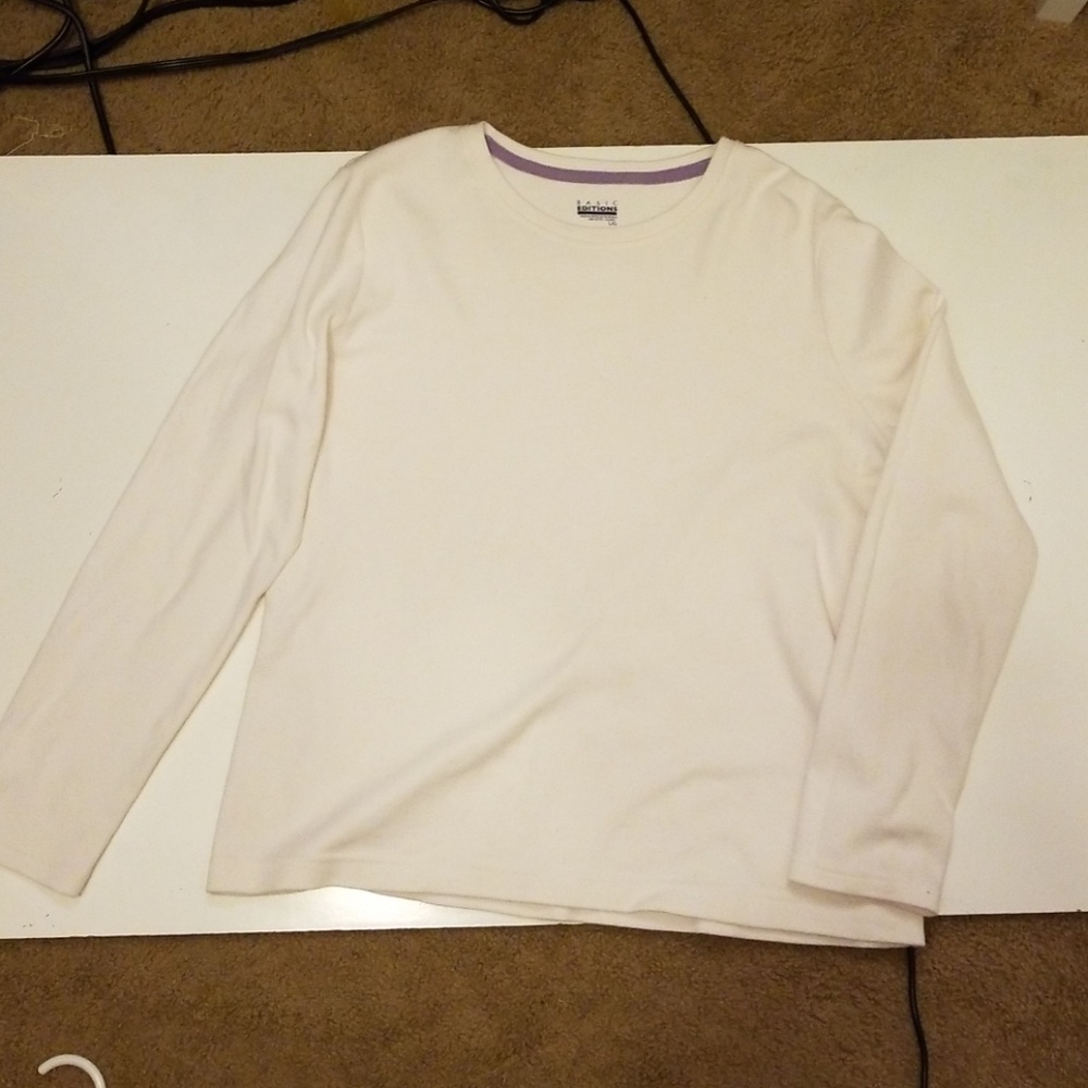 Simple white  basic editions Sweater